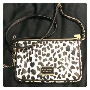 Betsey Johnson leopard crossbody